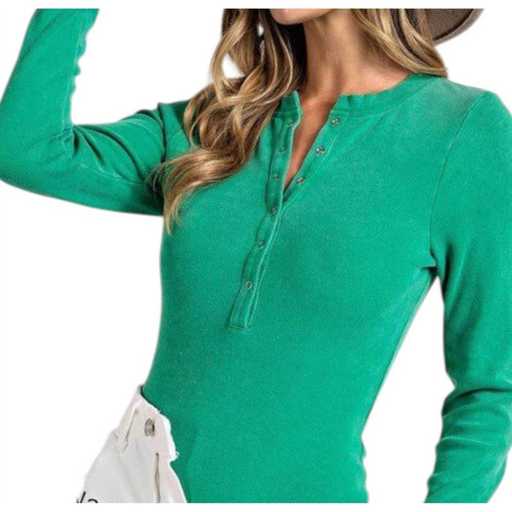 NEW BESTTO chantelle bodysuit in green